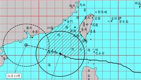 樺加沙颱風（圖／氣象署）