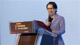 副總統蕭美琴出席「2025全球產業脈動與海外台灣企業影響力經貿論壇」。（圖／總統府提供） 