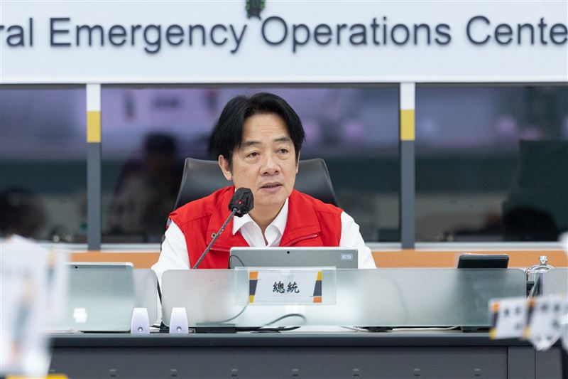 賴清德下令各部會全力助花蓮。（圖／總統府提供）