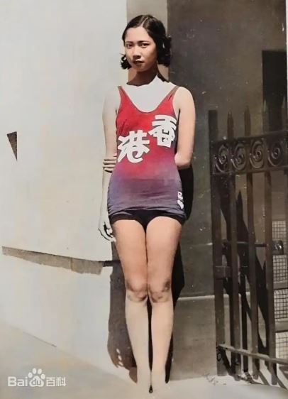 「民國美人魚」楊秀瓊12歲時，她便橫掃香港比賽的冠軍，展露鋒芒。（圖／翻攝自百度百科）
