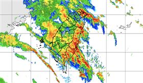 花蓮灌600毫米驚人雨量！明樺加沙遠離「全台雨區曝光」（圖／氣象署）