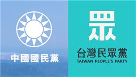 陳敏鳳說，藍白要合，應將合作重心放在2028年的所謂「聯合政府」才較為務實。（示意圖／翻攝自國民黨、民眾黨臉書）