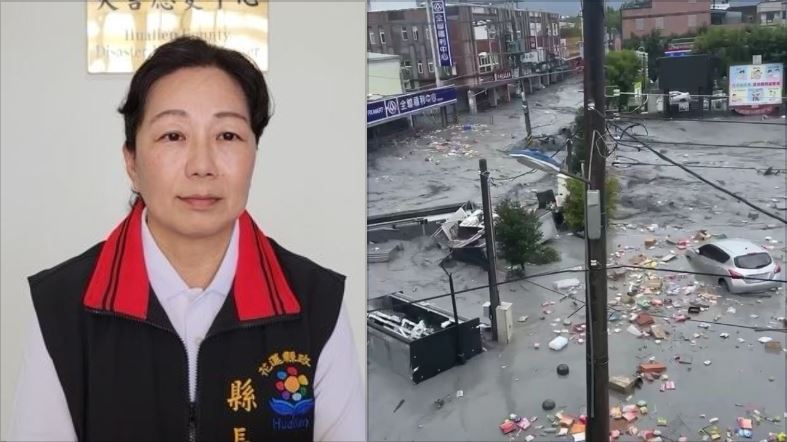 花蓮災情慘重，縣長徐榛蔚自開專戶呼籲捐款遭挖黑歷史罵爆。（合成圖／翻攝徐榛蔚臉書）