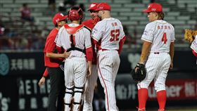 味全龍先發投手伍鐸。（圖／味全龍提供） 