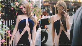 郭書瑤穿著大尺度透視禮服，乍看之下幾乎全裸，雄偉美胸性感曲線全都露。（圖／翻攝自郭書瑤IG）