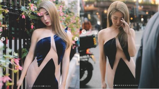 近全裸！郭書瑤穿超辣透視禮服　炸出美胸