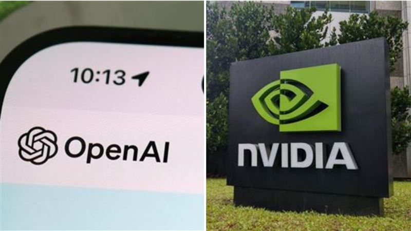 輝達（右）計畫豪砸3兆投資OpenAI（左），其在AI晶片市場霸主地位有望更穩。（圖／翻攝自pexels,資料照）
