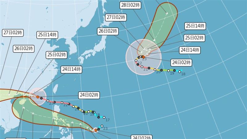 又有3颱！博羅依生成　路徑、對台影響曝