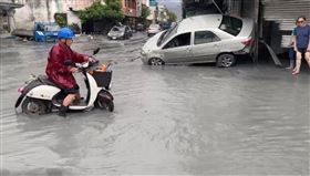 颱風,樺加沙,花蓮,馬太鞍溪堰塞湖,光復鄉,中央災害應變中心。（圖／翻攝畫面）