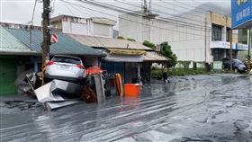 颱風,樺加沙,花蓮,馬太鞍溪堰塞湖,光復鄉。（圖／翻攝畫面）