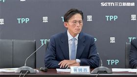 民眾黨「蠢到違憲，綠也掀桌」記者會。黃國昌張啟楷出席。（圖／記者詹宜庭攝影）