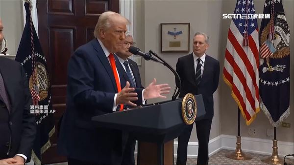 美國總統川普發布「AI行動計畫」。（畫面來源美聯社AP）