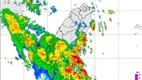 中央氣象署持續在今（24）天10:00發布豪雨特報。（圖／翻攝自氣象署）