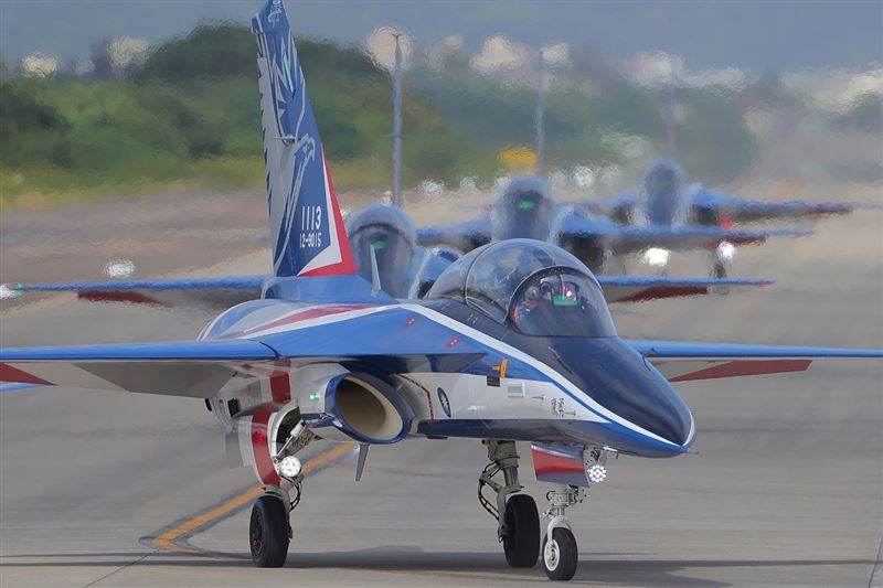 AJT勇鷹高級教練機。（圖／國慶籌備委員會）