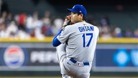 大谷翔平本季首度投到第6局。（圖／路透社／達志影像）