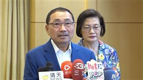 新北市長侯友宜市政會議後受訪。（圖／新北原民局提供）