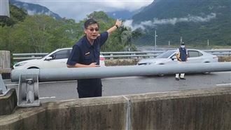 堰塞湖再傳溢流！分局長高喊：水要下來了