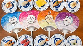 吉伊卡哇、圓形扇、資料夾。(圖／藏壽司提供）