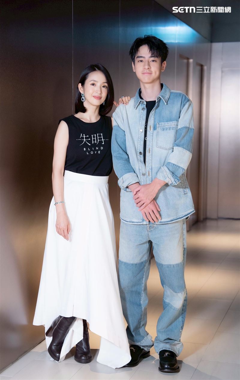 林依晨、劉敬一同接受《三立新聞網》專訪。（圖／記者趙于瑩攝影）