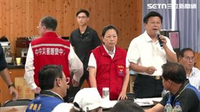 前進指揮所開會，傅崐萁又在槓上卓榮泰，卓揆氣得轉身走人。（圖／翻攝畫面）