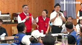 前進指揮所開會，傅崐萁又在槓上卓榮泰，卓揆氣得轉身走人。（圖／翻攝畫面）