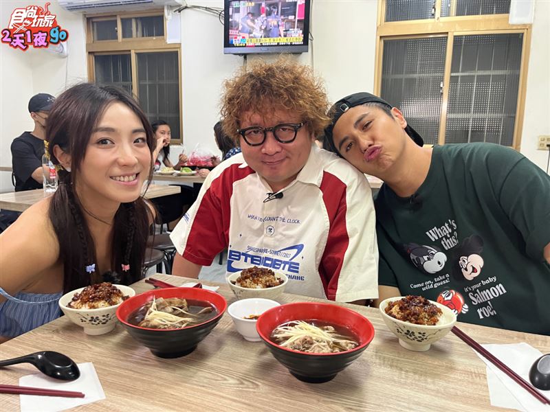 梁舒涵（左起）、納豆、曾子余（圖／TVBS提供）