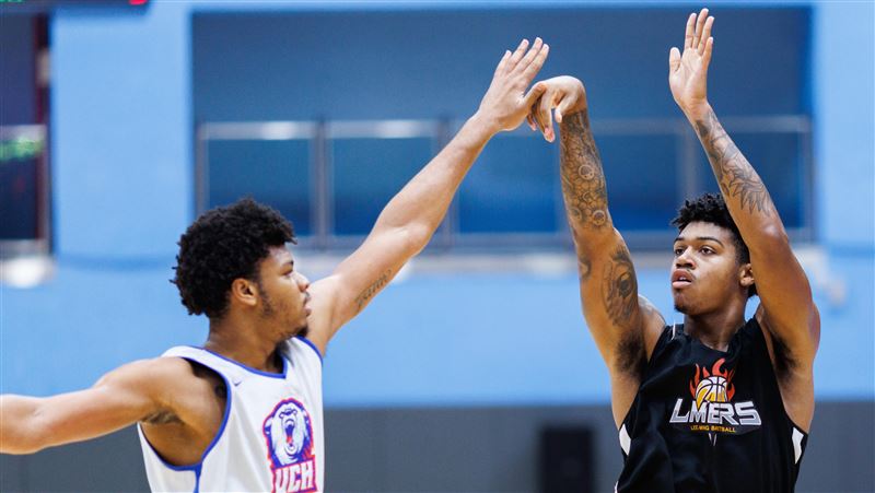 UBA上季第7名的黎明學院，新外籍生泰力豪取20分15籃板，率隊最終以85：71打敗UBA上季亞軍健行科大。（圖／大會提供）