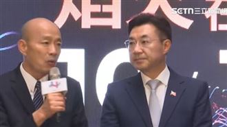 韓國瑜宣布：與江啟臣捐出一個月所得救災