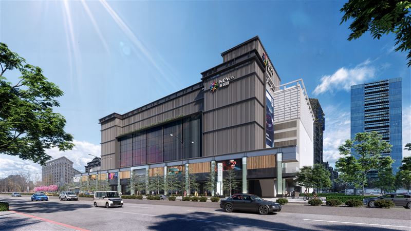 華城匯百貨預計於2027年台北大直啟用，將以AI智慧科技打造全台首座智能百貨。（圖／華城匯商場模擬圖）