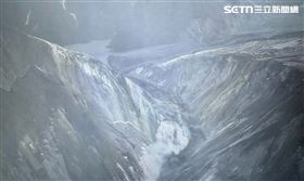 花蓮堰塞湖「湖水量驟降75％（圖／農業部提供）