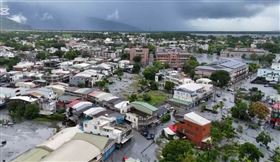 花蓮,馬太鞍溪,堰塞湖,光復鄉,災情。（圖／翻攝畫面）