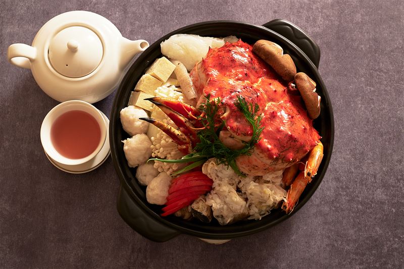 乾隆帝王百寶鍋。（圖／飯店旅宿業者提供）
