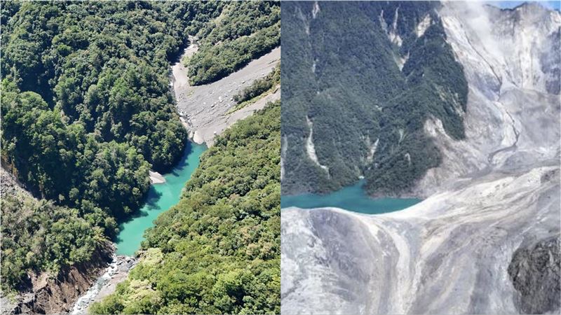 獨／一文看懂堰塞湖！全台2處「現況曝」