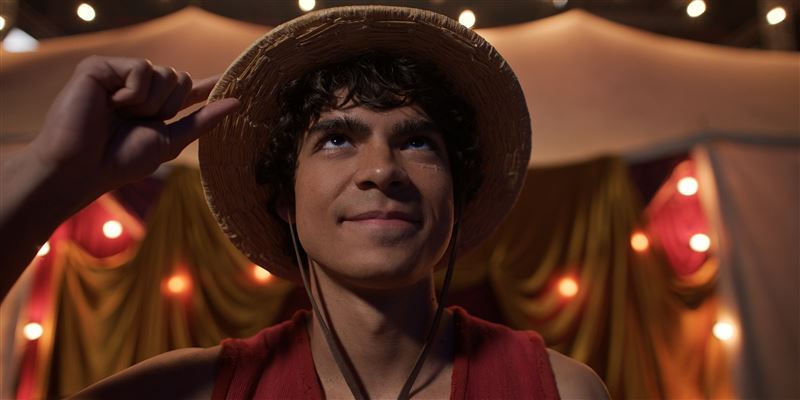 伊納基&middot;戈多伊 (I&ntilde;aki Godoy) 飾演魯夫。（圖／Netflix提供）