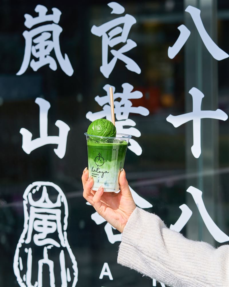 八十八良葉舎同時推出抹茶冰淇淋系列。（圖／飯店旅宿業者提供）