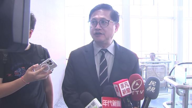 童子賢受訪談花蓮水災。（圖／翻攝畫面）
