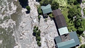  台糖,花蓮縣政府,光復鄉,污泥,垃圾,堰塞湖,受災戶,罹難,空拍,（圖／疣豬飛行中隊提供）