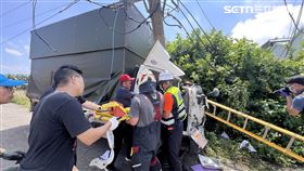 雲林,莿桐鄉,自撞,車禍,死亡,貨車,電線桿（圖／翻攝畫面）