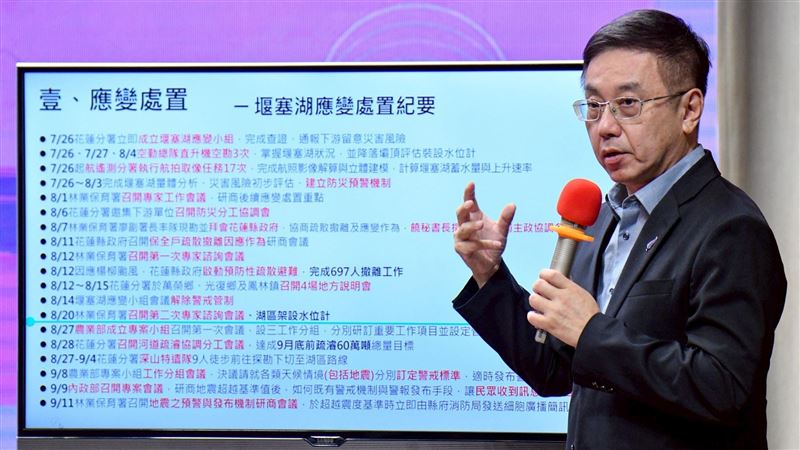 花蓮縣政府澄清未延誤撤離 林保署說話了