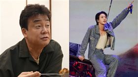 韓國餐飲大亨白種元（左）與BTS成員Jin（右）共同投資的飲品品牌深陷《原產地標示法》爭議！（圖／翻攝自白種元、jin IG）