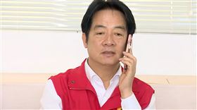 總統賴清德在前進指揮所致電花蓮縣長徐榛蔚。（圖／翻攝畫面）