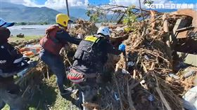 花蓮,馬太鞍溪,堰塞湖,溢流,罹難者,台中,特搜,土地公（圖／翻攝畫面）