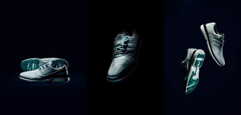 EQT93 Golf鞋款，高抓地力穩定緩震表現出色。（圖／品牌業者提供）