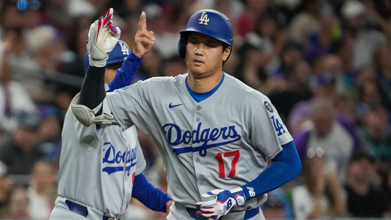 大谷生涯3度掃百打點　道奇連4年分區封王