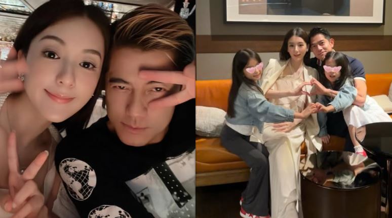 郭富城（右）與妻子方媛（左）即將迎來第三胎。（圖／翻攝自方媛IG）