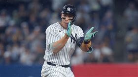 賈吉（Aaron Judge）本季獲得36次敬遠保送，改寫美聯紀錄。（圖／路透社／達志影像）
