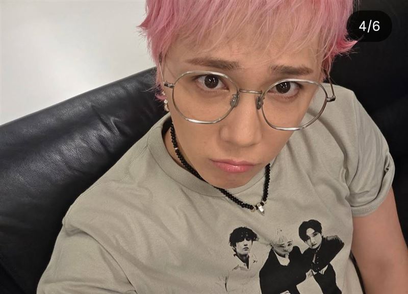 李洪基出現聲帶破裂症狀。（圖／翻攝自李洪基IG）