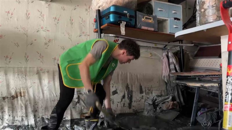 法網紅花蓮救災　見1幕感動：台灣的韌性