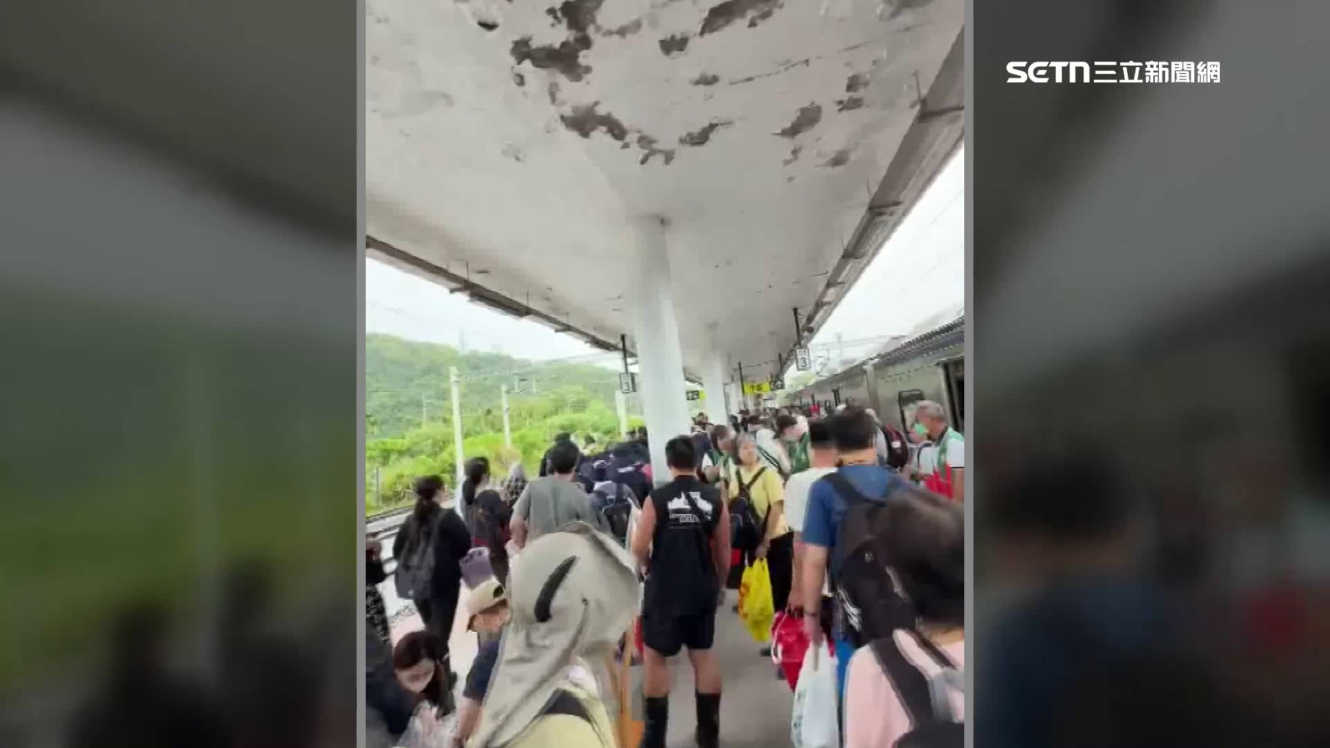 許多民眾都來支援花蓮，期盼早日重建家園