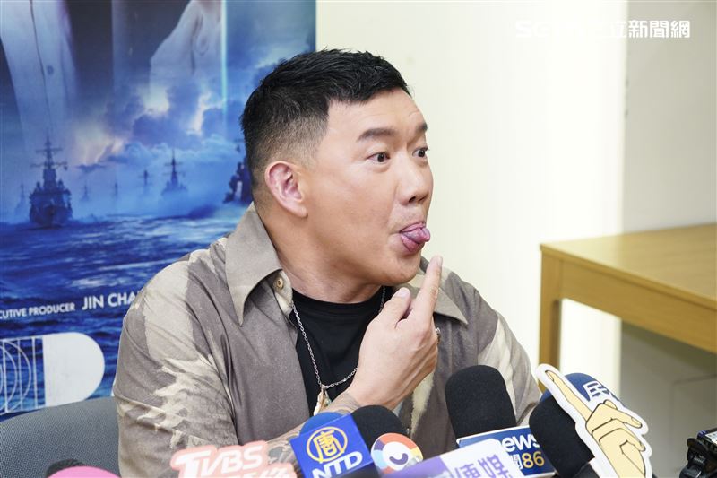 杜汶澤出席茶敘，開酸吳慷仁的「豆汁兒」口音。（圖／記者趙于瑩攝影）